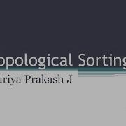 Topological Sorting Decrease And Conquer Method