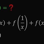Functional Equation What Is F X Maths