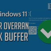 DRIVER OVERRAN STACK BUFFER Blue Screen BSOD Error On Windows 11 10 PC FIX