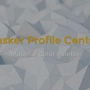 TASKER PROJECT Material Color Palette Overview