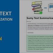 Sumy Text Summarization Using Python
