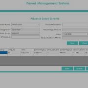 C Payroll Management System Set Advance Salary Scheme Percentage Based Part 14