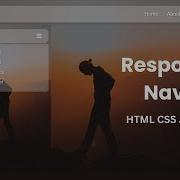 Responsive Navbar With HTML CSS JavaScript Modern Navigation Menu Tutorial