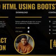PSD To HTML Convert With Bootstrap 4 Contact Section Responsive Website 13