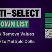 Multi Select Dropdown Excel VBA Tutorial Remove Items Easily