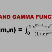 Beta And Gamma Functions Proble