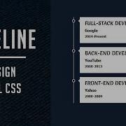 Design A Vertical Timeline Using Only Html And CSS Simple Timeline Design Html Css