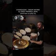 STARGAZER Drum Intro By Cozy Powell How To Play It RAINBOW