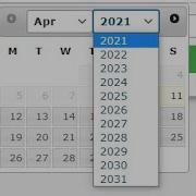 How To Show Year Dropdown JQuery UI Datepicker JQuery