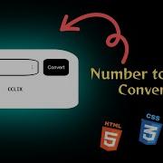 Number To Roman Converter Using Html Css Js With Source Code
