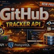 FastAPI PostgreSQL Backend Project GitHub Repository Tracker API