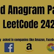 Anagram Of A String In Java Part 1 Leetcode Valid Anagram Anagram Program In Java Using Strings