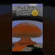 Minecraft TNT Vs NUCLEAR BOMB Shorts
