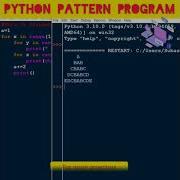 Python 53 To Print Alphabet Pattern Program In Python Computer Programming Shorts Python