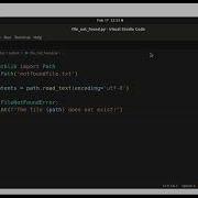 How To Handle The FileNotFoundError Exception In Python