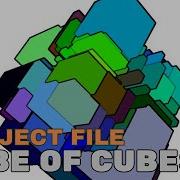 Random Noise Cube Of Cubes Touchdesigner Project File Animation Preview