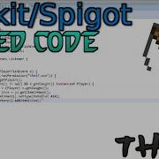 Minecraft Bukkit Spigot Thief Speed Code