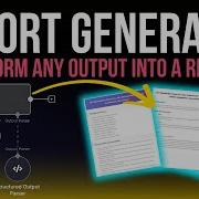 This N8n Report Generator Turns Any Workflow Into A Structured Report Free Template