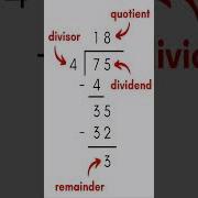 Divide Divisors Dividend Remainder