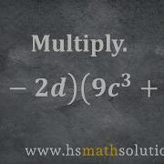 Multiplying Binomial Expressions Difference Of Squares Example