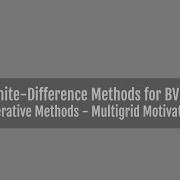 Elliptic Equations Multigrid Motivation