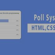 Poll System UI Design Using HTML CSS JavaScript Grapdroad