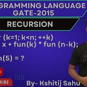Programming Language GATE 2015 Problem Solution