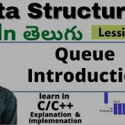 Queue Introduction In Telugu Data Structures Using C C