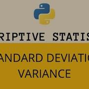 STANDARD DEVIATION VARIANCE Descriptive Statistics In Python Pandas Class 12 Informatic Practices