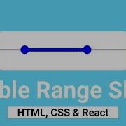 Double Range Slider In React With Source Code