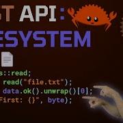 Beginner S Guide To Rust Filesystem APIs Rust Tutorial