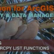 ArcPy List Functions Guide Reference Python For ArcGIS Pro