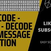 Decode The Message Leetcode 2325 Python