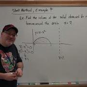 MATH 2414 Volumes Shells 5 Shell Method Example 4