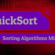 QuickSort Sorting Algorithms Mini Series Episode 8