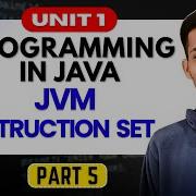 JVM Instruction Set Part 1 5 Unit 1 Programming In Java
