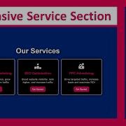 How To Create Responsive Services Section Using CSS Flexbox Service Section In HTML And CSS