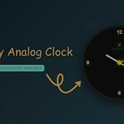 Luxury Analog Clock Using HTML CSS JavaScript Smooth Animation Modern UI