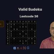 Valid Sudoku Leetcode 36 3 Optimal Approaches