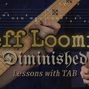 Jeff Loomis Diminished Scale Sweeping Tapping Lesson