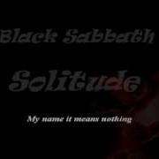 Black Sabbath Solitude Lyrics