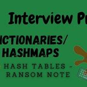 Ransom Note Dictionaries And Hashmaps HACKERRANK Solution PYTHON Interview Algorithm Hash Tables