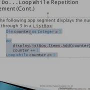 Tutorial 25 Do While Loop In Visual Basic