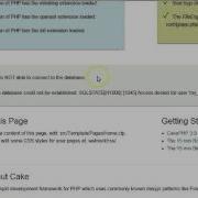 Cakephp 3 X Tutorial 7 Connecting To Database