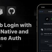 Вход через GitHub и Firebase Auth React Native Expo 49 TypeScript