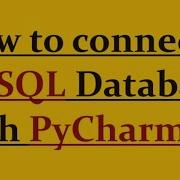 How To Connect MySQL With PyCharm