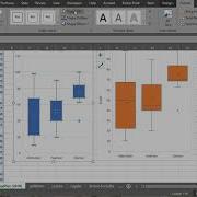 Excel 2019 параллельная диаграмма ящиков
