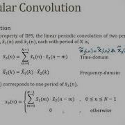 WEEK 9 PROPERTIES AND CIRCULAR CONVOLUTION PART 4
