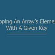 How To Map An Array S Elements With A Given Key