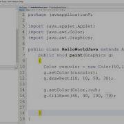 How To Set Graphics Color Example In Applet